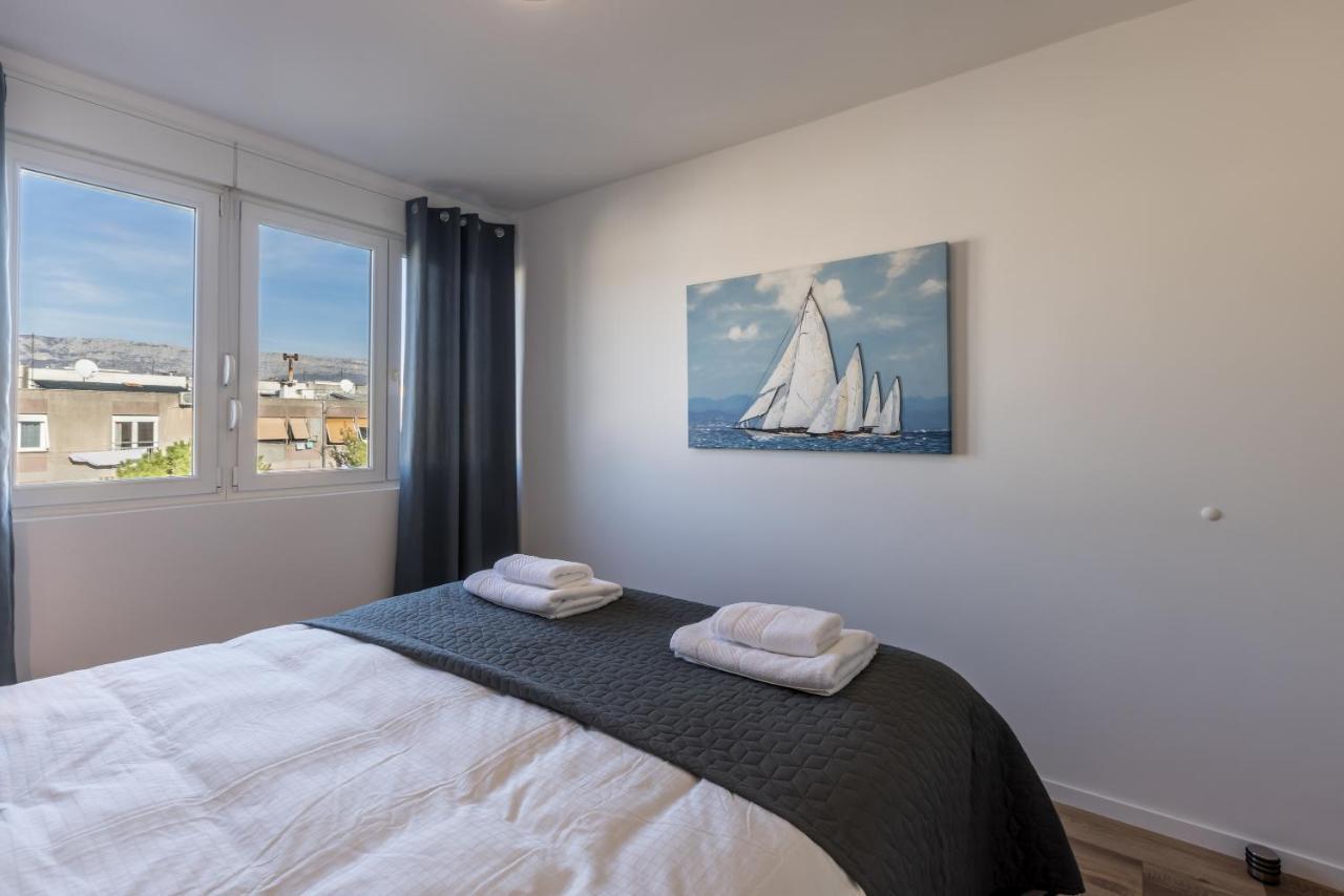 Sundowners Apartment, 52Qm, Double & Single Bed, 10 Min From Old Town Of ספליט מראה חיצוני תמונה